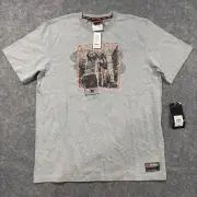 VTG Y2K And1 Men's Basketball Slam Dunk Graphic T-Shirt Size L NWT Double Side