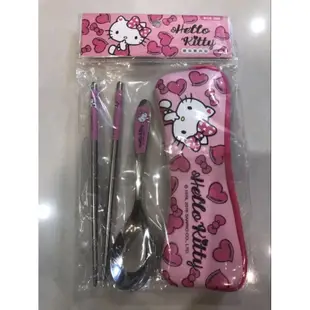 Hello Kitty 凱蒂貓 環保餐具組 不鏽鋼餐具