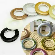 1-40Pcs Plastic Eyelet Ring Curtain Blinds Drapery Rings Heading Hooks Grommets