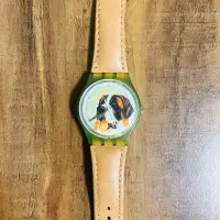 在飛比找蝦皮購物優惠-SWATCH SWISS手錶 AG1994聖伯納犬圖案