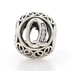 NEW Authentic Pandora Vintage Q Charm - Silver Bead Alphabet 791861CZ Retired
