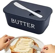Butter Container,Butter Storage - with Cutter Airtight Cheese Keeper for Cooking Serving Restaurant Camping Counter Fridge Home