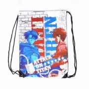 Attack on Titan Levi and Eren Character Drawstring Bag