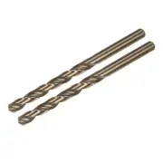 2pcs 7.1mm Drilling Dia Straight Shank High-Speed Steel Metric Twist Drill Bit