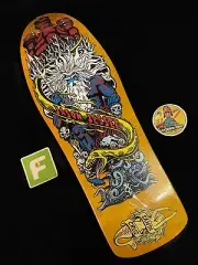 SUPER RARE Jason Jessee Neptune Santa Cruz Shaped Skateboard Deck In Shrink