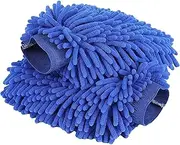 GPSTRJ Car Wash Mitt, 2-Pack Chenille Scratch-Free Microfiber Car Wash Mitt (9.4''X7.8''), Car Cleaning Glove, Drying Wash Mitt
