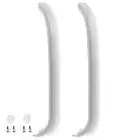 HANDLE FITS BOSCH FRIDGE FREEZER WHITE DOOR GRAB x 2 HANDLES 1 PAIR 369542 esd