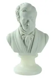 NEW Genuine A.Giannelli Medium Composer Alabaster Bust of Wagner Made in Italy