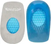 Envelop Gel Heel Cups - Heel Cushion for Women, Men, Bone Spur, Plantar Fasciiti