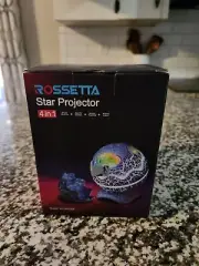 Rosetta Galaxy Star LED Projector Bluetooth Night Light