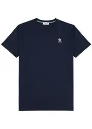 Sandbanks Logo Cotton T-shirt - Navy S
