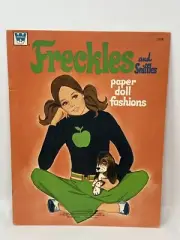 Vintage Paper Dolls Freckles and Sniffles Uncut New Old Stock 1972 Whitman