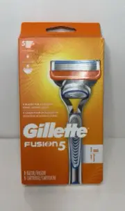 Gillette Fusion 5 Razor – Men's Shaving Razor with 5 Blades for a Close Shave