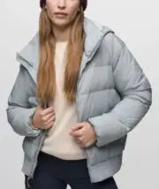 NWT prAna QUARRY EMERALD VALLEY SHORT PUFFER DOWN INSULATED JACKET COAT SZ S