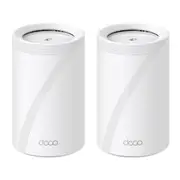 TP-Link Deco BE65 (BE11000) Tri-Band WiFi 7 Whole Home Mesh System - 2 Pack 2.5GbE x4 / USB 3.0 x1 [Deco BE65(2-pack)]