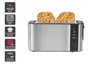 Kogan 4 Slice Long Slot Stainless Steel Toaster with Versatile functions