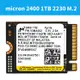 micron 2400 1T 1TB 2230 M.2 PCIE NVMe SSD 美光 固態硬碟-steam deck