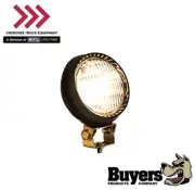 Buyers Products 1492100 5" Clear Round Incandescent Flood Light - Black Housing