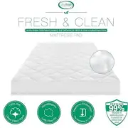BioPEDIC Ultra-Fresh Mattress Pad, Full, White