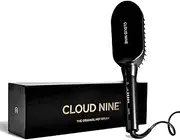 CLOUD NINE The Original Hot Brush | with Hair Tame Tessellation™ Variable Temperature Control Moisture-Locking Mineral | Flat Bristles Design | Stronger Shinier Smoother Hair | Lightweight Design