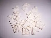 LEGO - 2x2 WHITE CORNER PLATE - (25 pieces) - BRAND NEW!