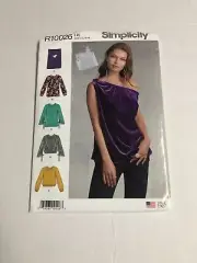 Simplicity sewing pattern Misses top length & sleeve variations R10026 size 6-14