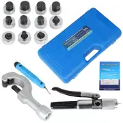 Hydraulic Swaging Tool Kit HVAC For Copper Tubing Expanding 3/8" to 1-5/8"