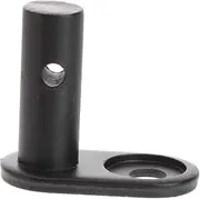 Angled Coupler Attachment for Trailer Pet Cart Bike Drop Out Trailer Adapter Carrier Cup Holder Rear Bike Trailer Bracket Front Tensioner Trailer Elbow Steel Hitch Black