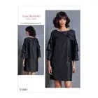 Vogue Pattern V1601 | Isaac Mizrahi Designer Shift Dress Sz 6-14 & 14-22 NEW
