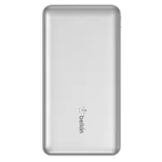 Belkin BoostCharge USB-C PD Power Bank 10K + USB-A to USB-C Cable - Silver (BPB011btSL)