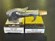 2 PCS LOT Amflo 204-30A Tamper-Proof Tip Safety Blow Gun