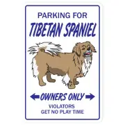 Tibetan Spaniel Aluminum Sign | Indoor/Outdoor | Funny Home Décor for Garages...