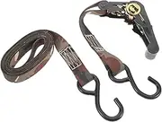 SOESFOUFU 2pcs Heavy Duty Tie Down Straps Adjustable Cargo Lashing Straps for Secure Transport of Heavy Loads Durable Polyester Construction for Trucks and Trailers