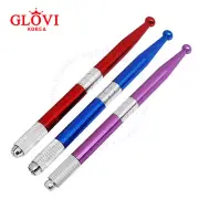 Round Microblading Pen Red Blue Purple PMU Tattoo Micro Needle Rod
