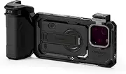 TILTA Khronos Phone Cage Handheld Kit for iPhone 16 Pro Max with Focus PD Handle, Mobile Video Rig, Smartphone Case Stabilizer for Video Recording/YouTube/Vlog/Videography - Black TK-IP16-PMA-B