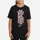 NIKE 耐吉2102女童 大童 短袖上衣 運動 KYRIE B NK DRY TEE 黑 DC7681010