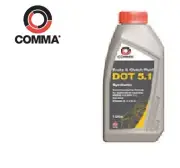 1L Comma High Performance Dot 5.1 Synthertic Brake And Clutch Fluid BF51L