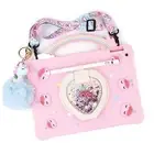 [Super Cute Rainbow Handle Unicorn Case] Compatible with Samsung Galaxy Tab A8