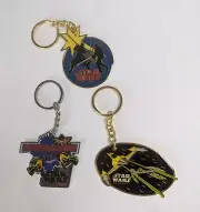 Star Wars Episode 1 metal Key Chain 1999 Applause Lucasfilm Ltd Group Lot