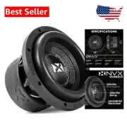 Dynamic 8” Subwoofer: 650W RMS Power, Ideal for Sealed or Ported Enclosures