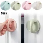 Door Handle Drawer Round Cupboards Furniture Stop BumperHandle Cabinet