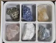 6 PC HEALING CRYSTALS SCORPIO ZODIAC CRYSTAL QUARTZ SMOKEY ORANGE CITRON