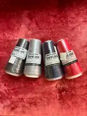 Lot of 4 Vtg Talon American Surelock Overlock Thread 3,000yds