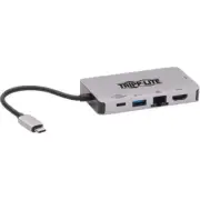 Tripp Lite USB-C Docking Station, Dual Display Dock, 4K HDMI, VGA, USB 3.2 Gen 1