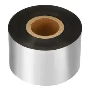 1.57"x918' Wax Thermal Transfer Ribbon, 4 Roll 1" Core Ink Out Ribbon, Black