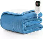 Electric Heated Blanket Full - 72"X84" Heating Blanket Full Size 1/2/4/6/8 Hours