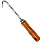 Root Hook Japanese Garden Tool for Loosing Soil, Heavy Duty Japanese Steel, R...