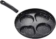 Non Stick Pancake Pan Convenient Egg Frying Pan for Daily Use Easy to Clean and Store for Breakfast Cooking Compatible with All Heat Sources