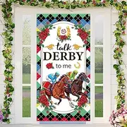 Kentucky Decorations Kentucky Door Cover Kentucky Banner Horse Racing Party Favors Kentucky Decorations and Supplies for Home Party