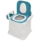Adult Bedside Commode Toilet With Detachable Armrests Portable Moible Odorle HG5